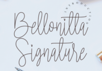 Bellonitta Signature Font - Featured Image