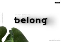 Belong Font - Featured Image