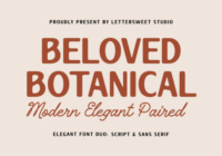 Beloved Botanical Font - Featured Image