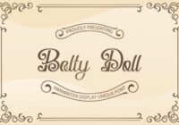 Belty Doll Font - Featured Image