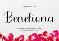 Beneliona Font - Featured Image