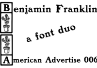Benjamin Franklin & American Advertise 6 Font - Featured Image
