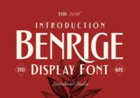 Benrige Font - Featured Image