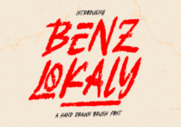 Benz Lokaly Font - Featured Image