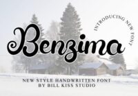 Benzima Font - Featured Image