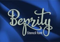 Beprity Stencil Font - Featured Image