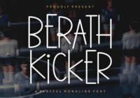 Berath Kicker Font - Featured Image