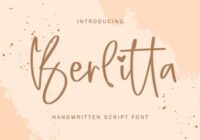 Berlitta Font - Featured Image