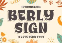 Berly Sign Font - Featured Image