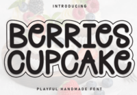 Berries Cupcake Font - Featured Image