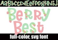 Berry Best Font - Featured Image