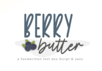 Berry Butter Font - Featured Image