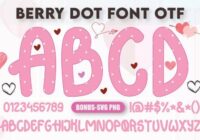 Berry Dot Font - Featured Image
