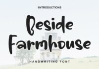 Beside Farmhouse Font - Featured Image