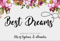 Best Dreams Font - Featured Image