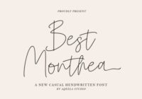 Best Monthea Font - Featured Image