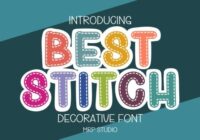 Best Stitch Font - Featured Image