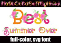 Best Summer Ever Font - Featured Image