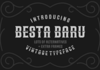 Besta Baru Font - Featured Image