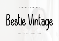 Bestie Vintage Font - Featured Image