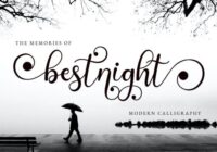 Bestnight Font - Featured Image