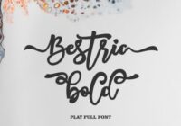 Bestric Bold Font - Featured Image