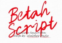 Betah Script Font - Featured Image