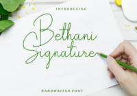 Bethani Signature Font - Featured Image