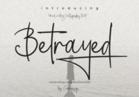 Betrayed Font - Featured Image