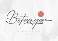 Betrayos Font - Featured Image
