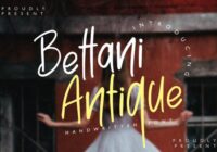 Bettani Antique Font - Featured Image