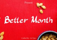 Better Month Font - Featured Image