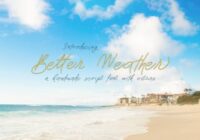 Better Weather Font - Featured Image