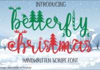 Betterfly Christmas Font - Featured Image