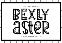 Bexly Aster Font - Featured Image