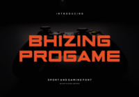 Bhizing Progame Font - Featured Image