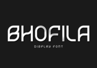 Bhofila Font - Featured Image