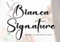 Bianca Signature Font - Featured Image