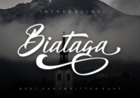 Biataga Font - Featured Image