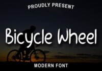 Bicycle Wheel Font - Featured Image
