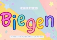 Biegen Font - Featured Image