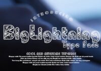 BigLightning Font - Featured Image