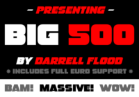 Big 500 Font - Featured Image