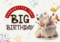 Big Birthday Font - Featured Image