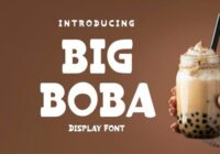 Big Boba Font - Featured Image