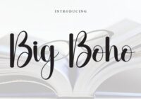 Big Boho Font - Featured Image