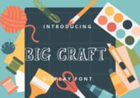 Big Craft Font - Featured Image