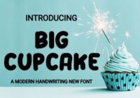 Big Cupcake Font - Featured Image