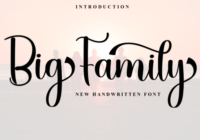Big Family Font - Featured Image