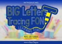 Big Letters Tracing Font - Featured Image
